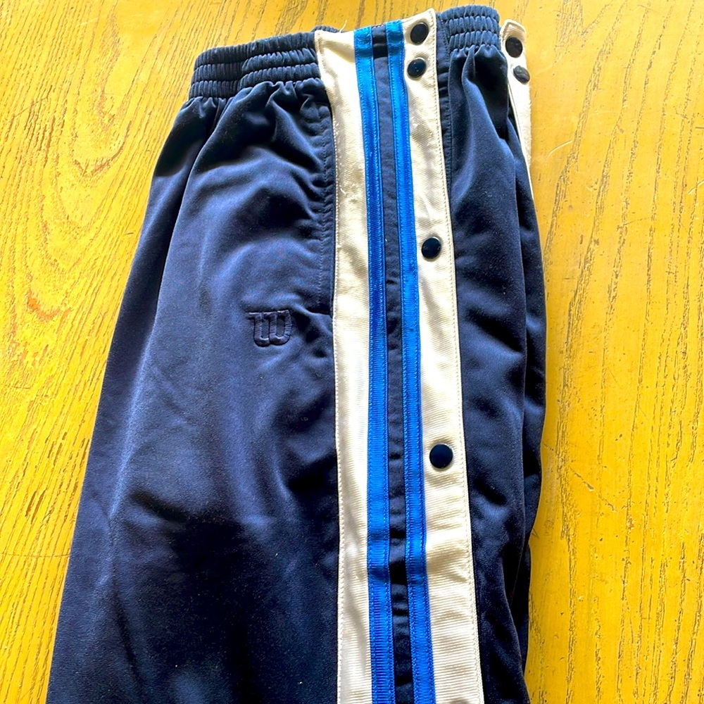 Wilson dark blue track pants in great, like new condition